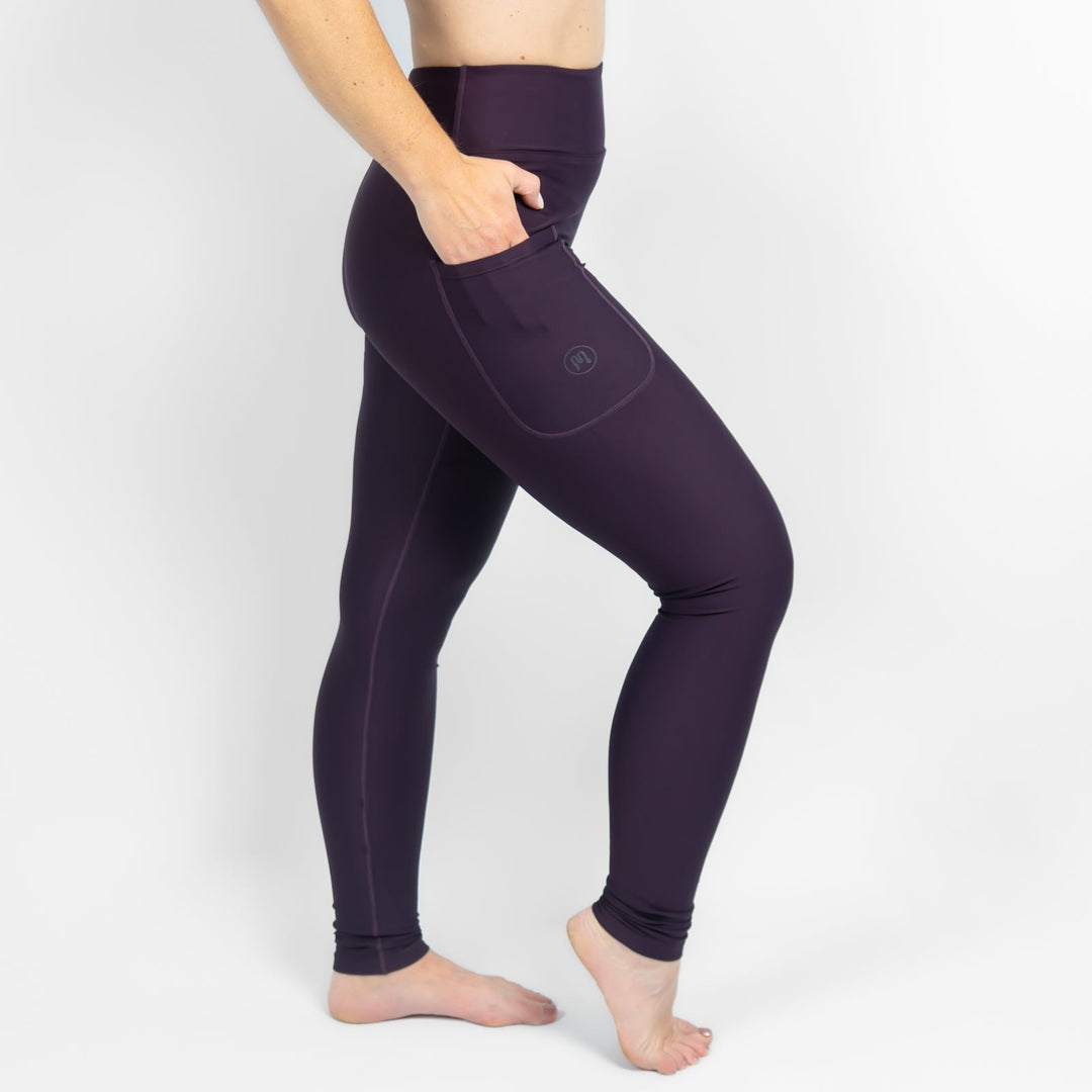 Signature Deep Plum Leggings