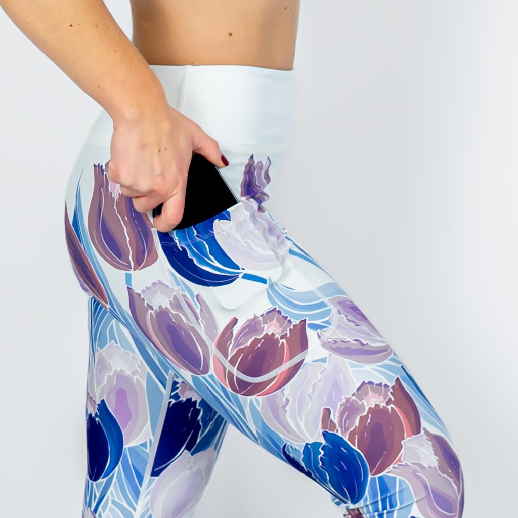 Deep Tulip Leggings