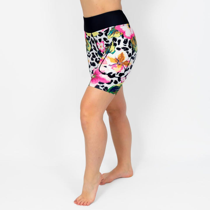 Floral Leopard Shorts
