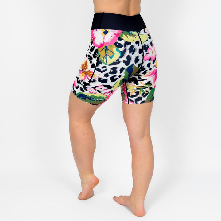 Floral Leopard Shorts