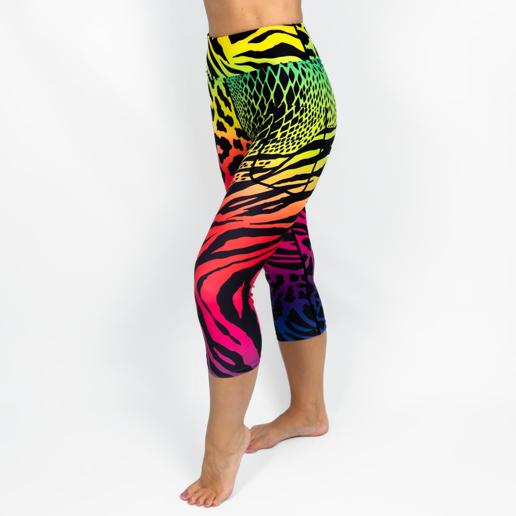 Signature Wild Rainbow Capri