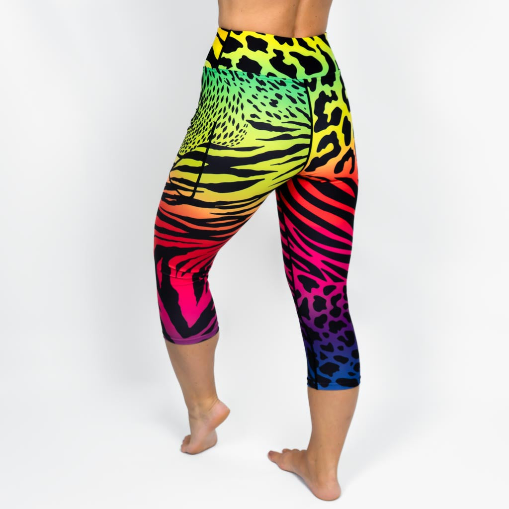 Signature Wild Rainbow Capri
