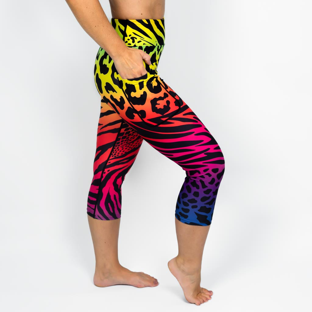 Signature Wild Rainbow Capri