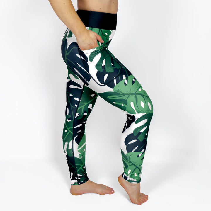 Monstera Leggings