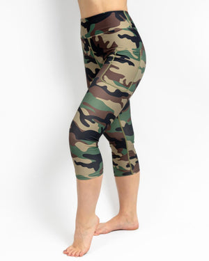 Signature Army Capri