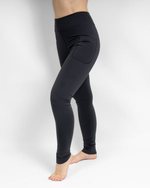Aya Deep Grey Winter Leggings
