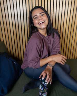 Aya Deep Grey Winter Leggings