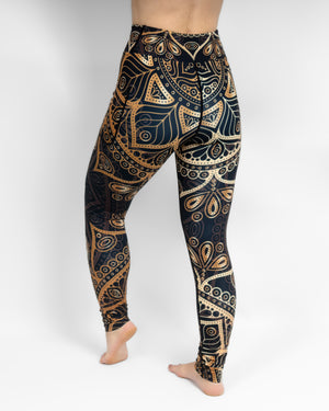 Aya Golden Mandala Winter Leggings