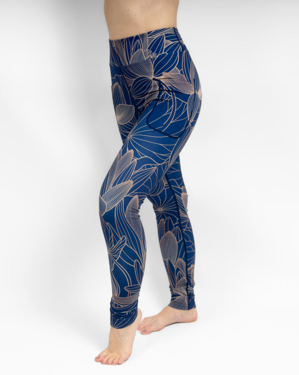Aya Sapphire Winter Leggings