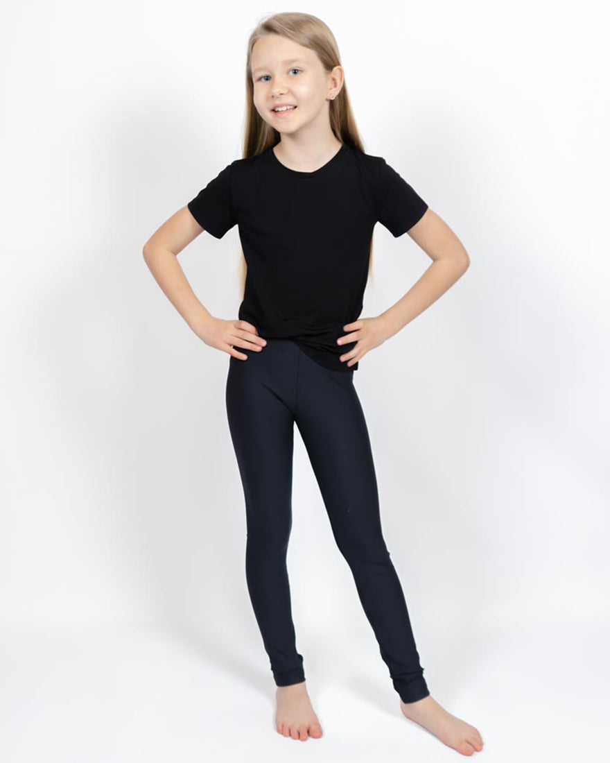 Black Kids Leggings