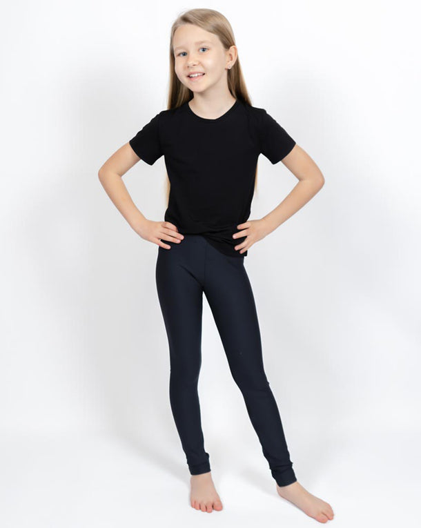 Black Kids Leggings