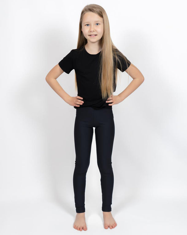 Black Kids Leggings