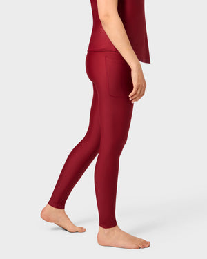 Signature Bordeaux Leggings
