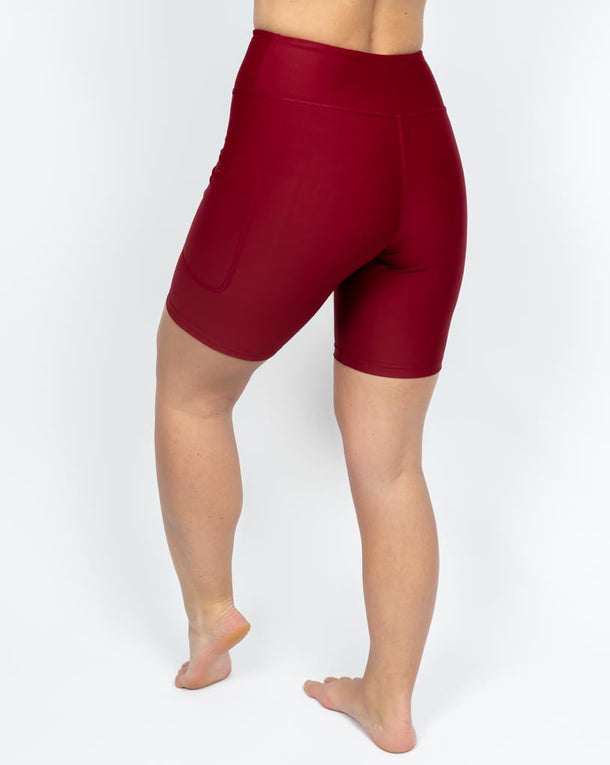 Signature Bordeaux Shorts