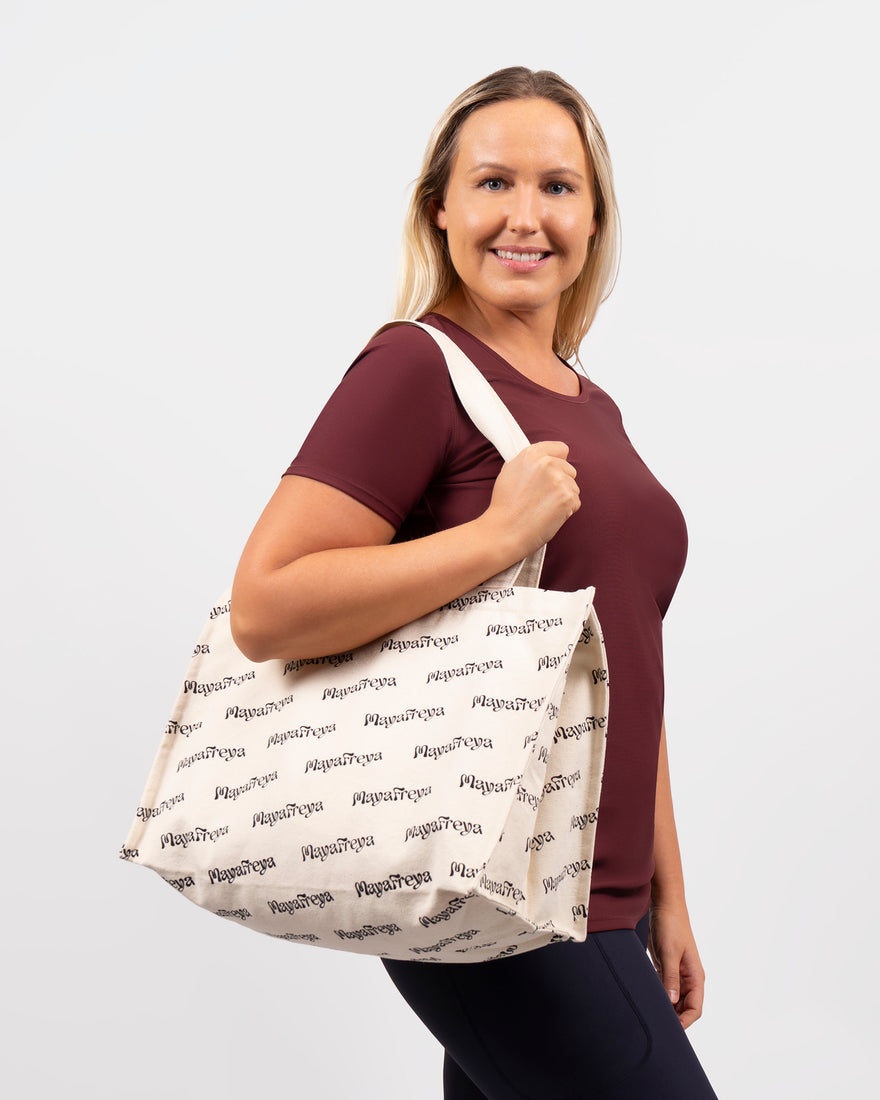 Clara Off-White Tote Bag