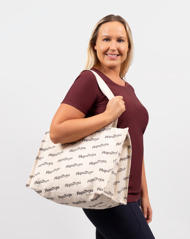 Clara Off-White Tote Bag