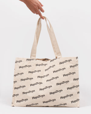 Clara Off-White Tote Bag