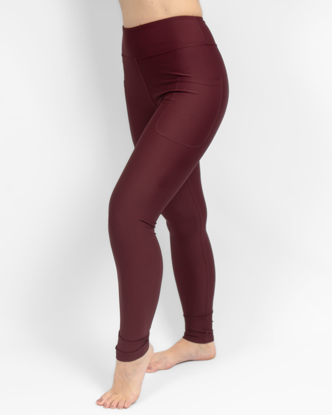 Signature Deep Bordeaux Leggings