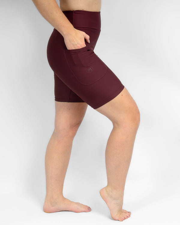 Signature Deep Bordeaux Shorts