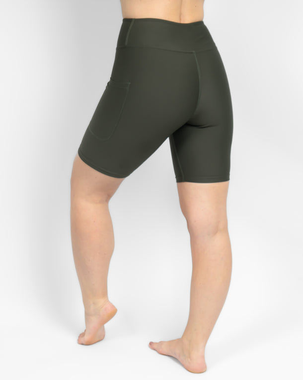 Signature Deep Olive Shorts