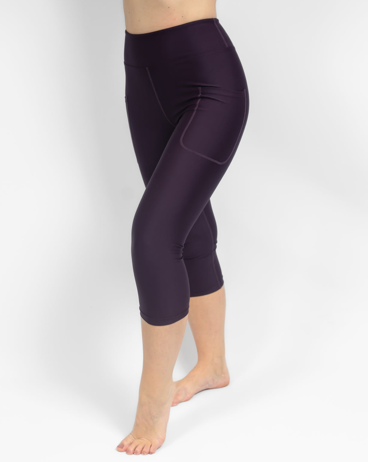 Signature Deep Plum Capri