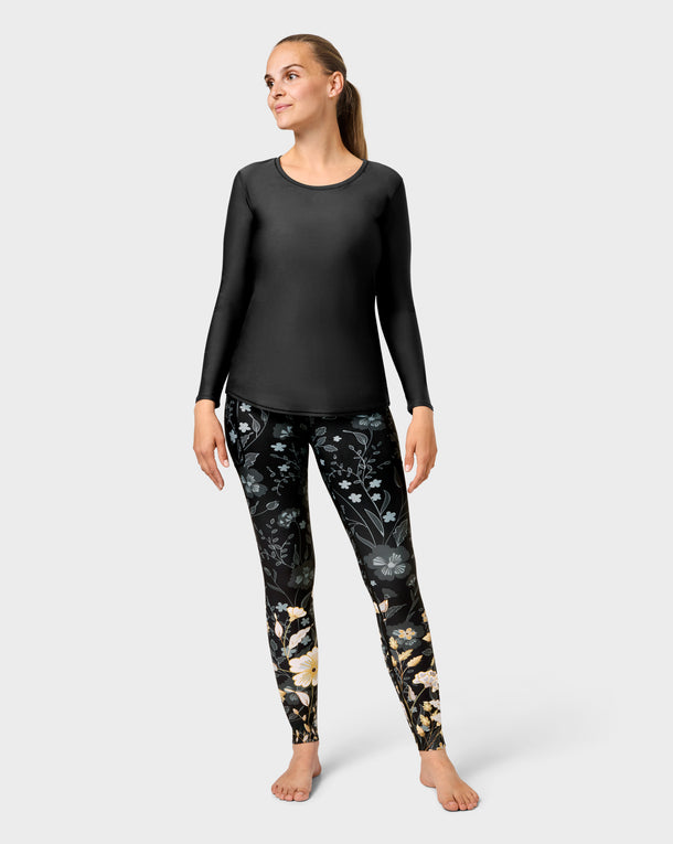 Signature Elegant Floral Leggings
