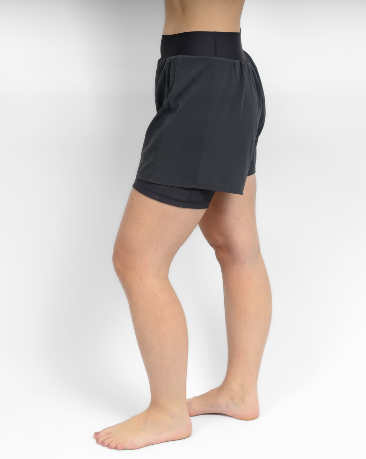 Freya 2-in-1 Deep Grey Shorts