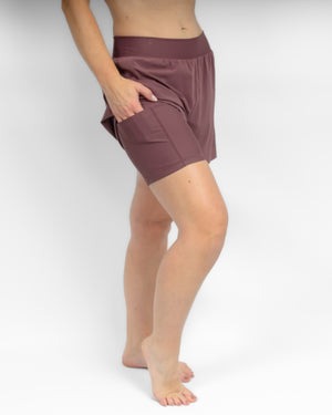 Freya 2-in-1 Dusty Rose Shorts