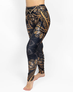 Signature Golden Mandala Leggings
