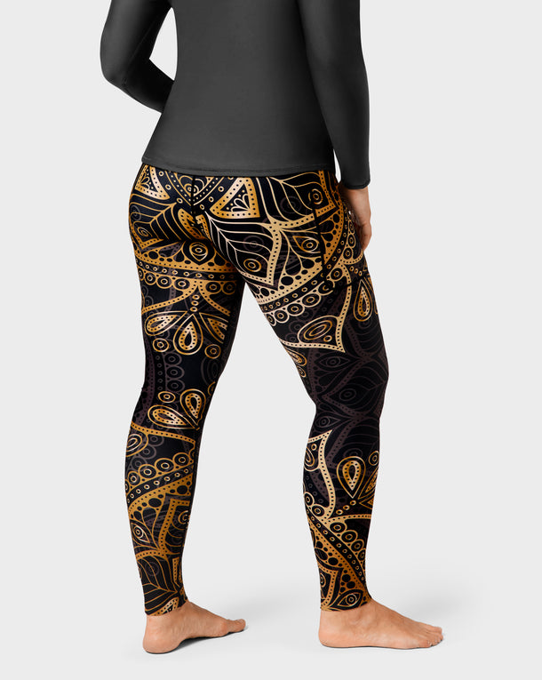 Signature Golden Mandala Leggings