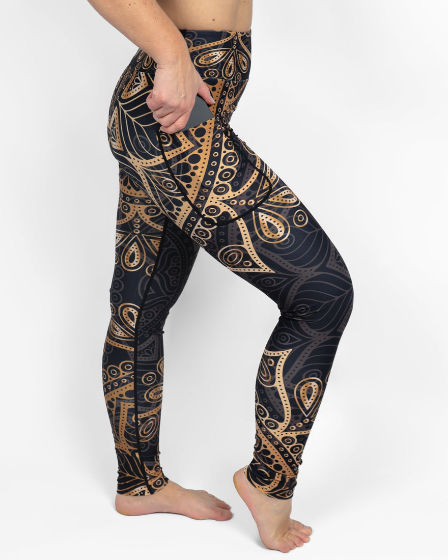 Signature Golden Mandala Leggings