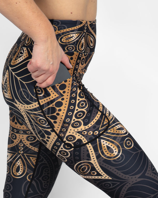 Signature Golden Mandala Leggings