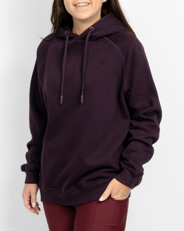 Ida Classic Deep Plum Hoodie