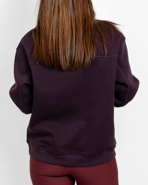 Ida Classic Deep Plum Sweatshirt