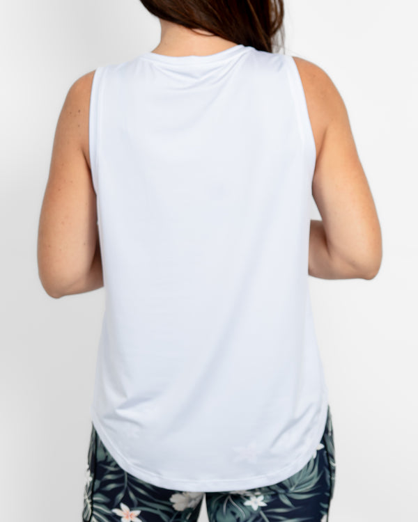 Lea White Sports Top