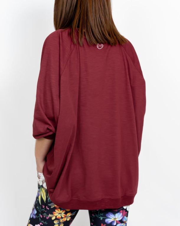 Marley Relaxed Bordeaux Shirt