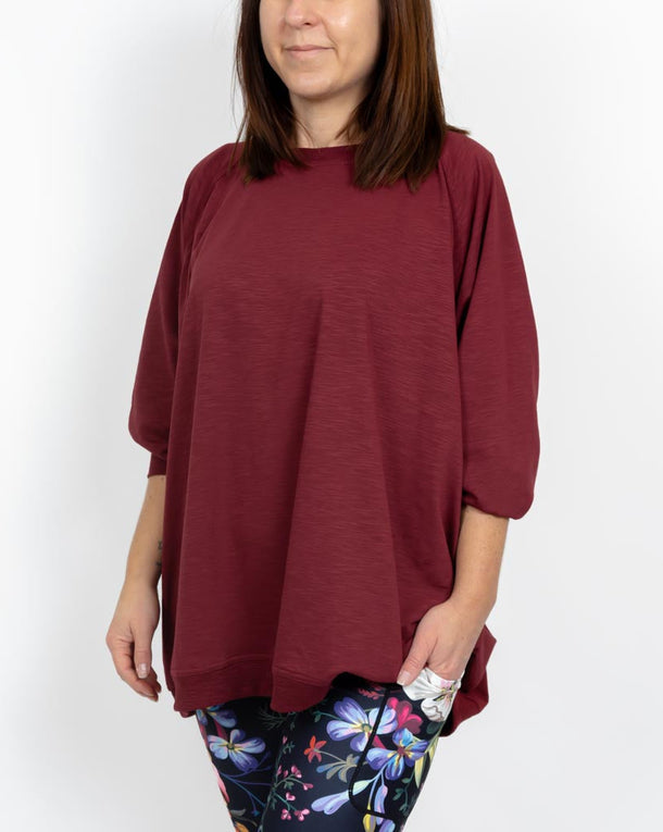 Marley Relaxed Bordeaux Shirt