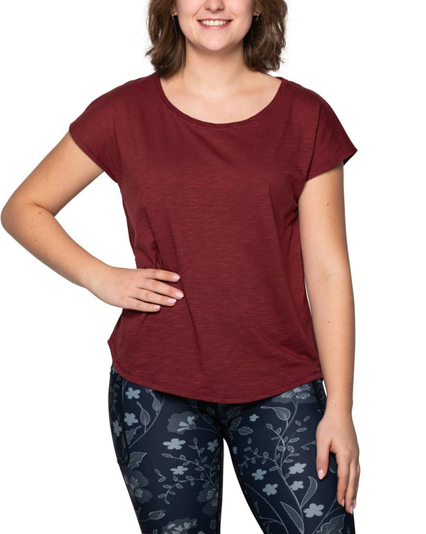 Marley Relaxed Bordeaux T-Shirt