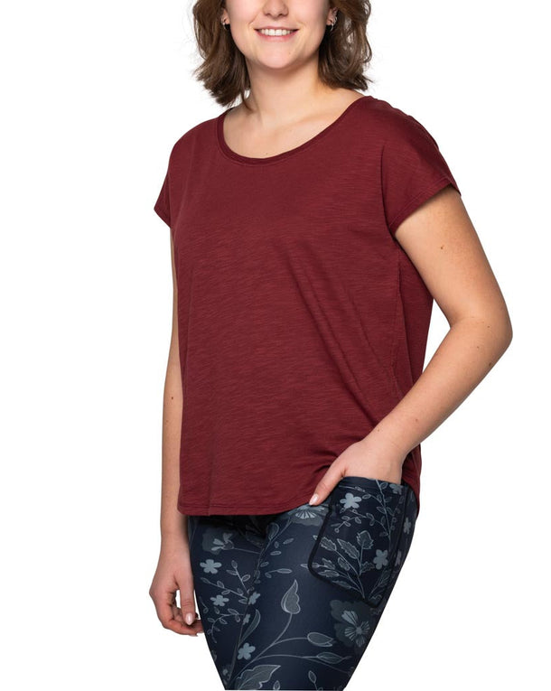 Marley Relaxed Bordeaux T-Shirt