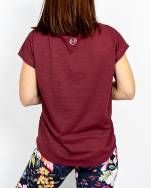 Marley Relaxed Bordeaux T-Shirt