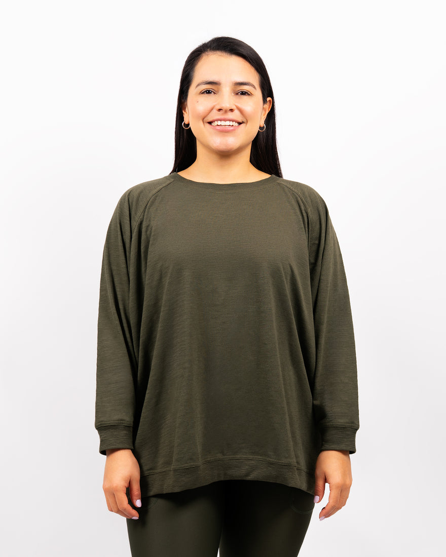 Marley Relaxed Deep Olive Shirt