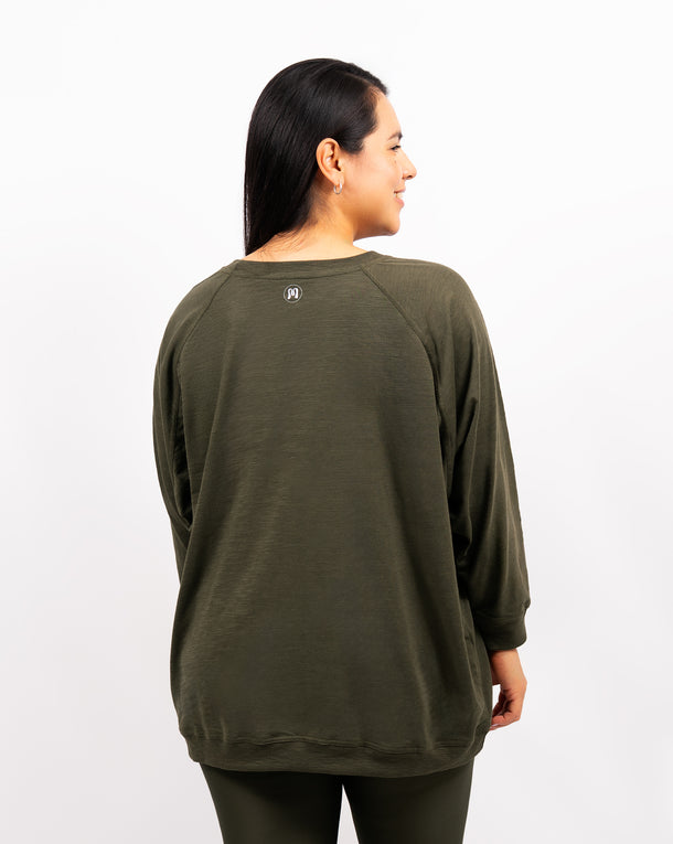 Marley Relaxed Deep Olive Shirt