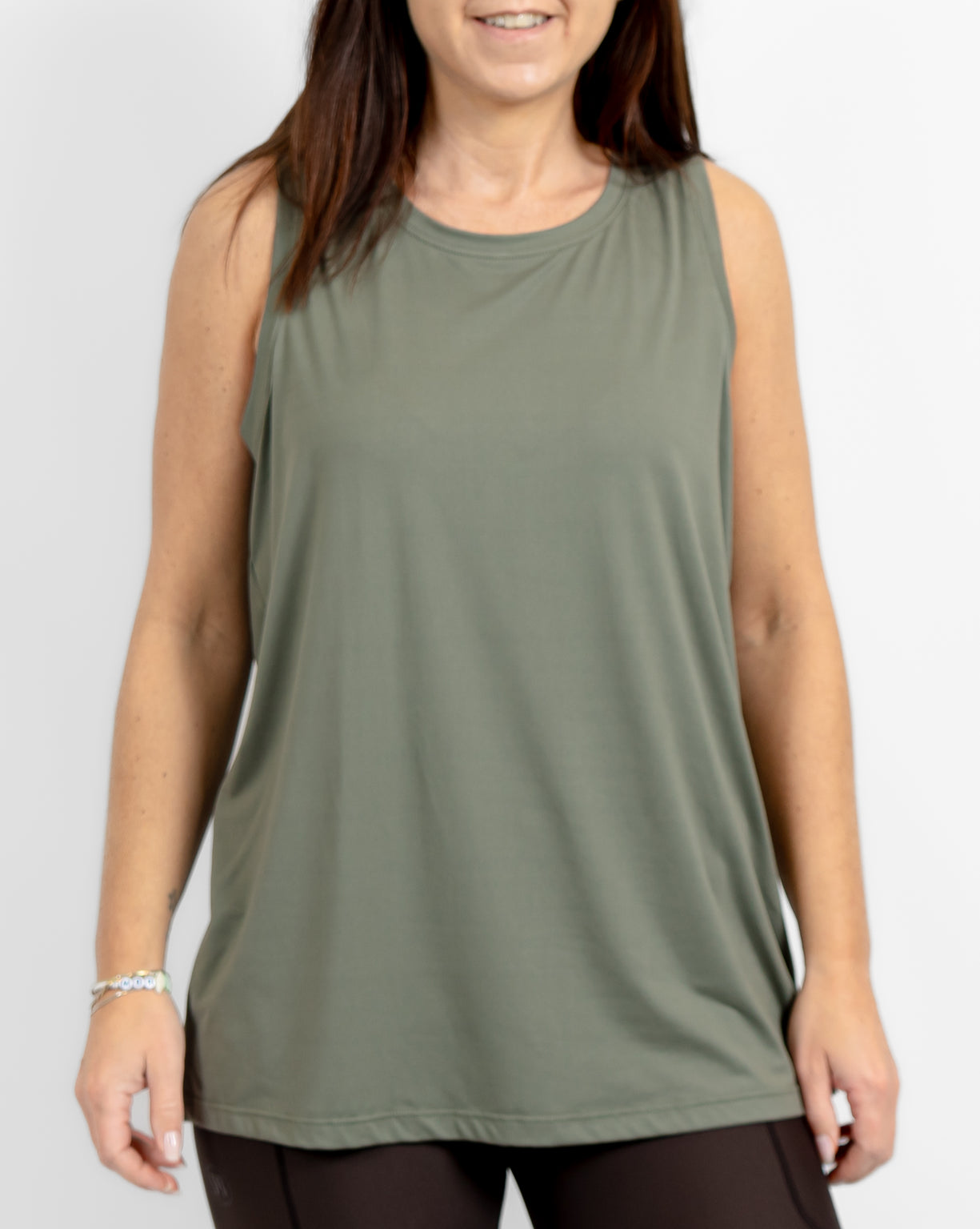 Mira Oversized Dusty Green Top