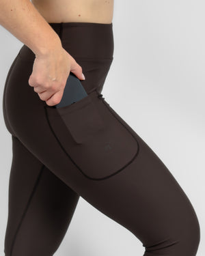 Signature Mocha Brown Capri