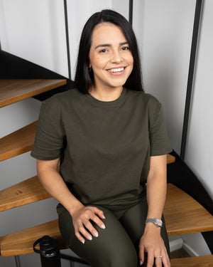 Naomi Everyday Deep Olive T-Shirt