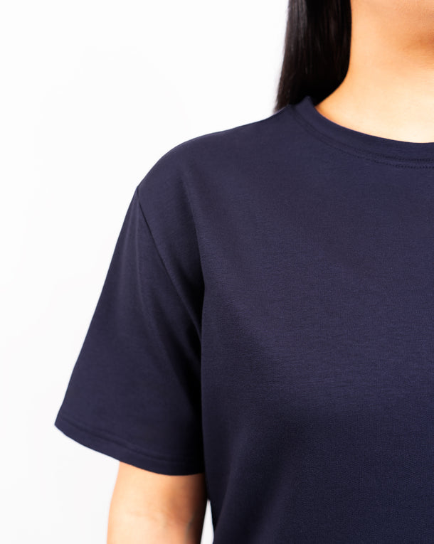 Naomi Everyday Deep Blue Long T-Shirt