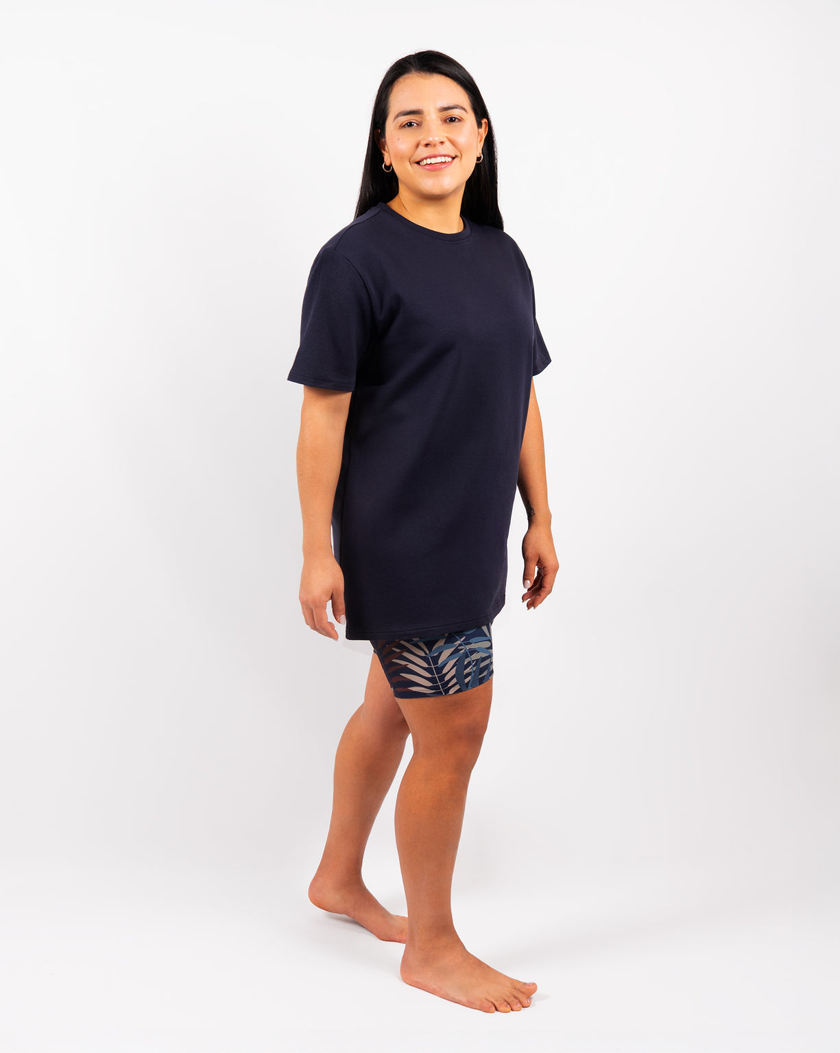 Naomi Everyday Deep Blue Long T-Shirt