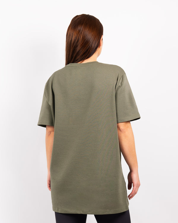 Naomi Everyday Dusty Green Long T-Shirt