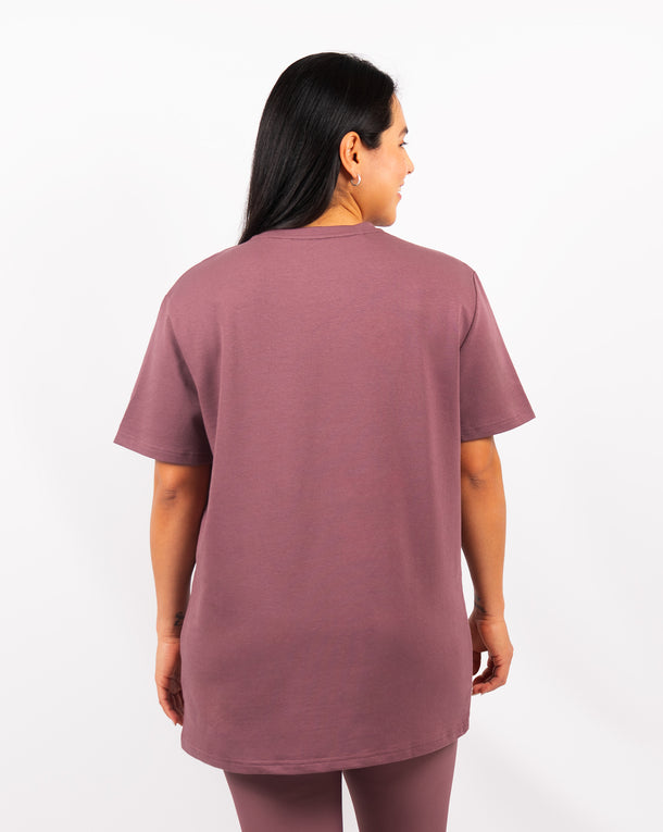 Naomi Everyday Dusty Rose Long T-Shirt