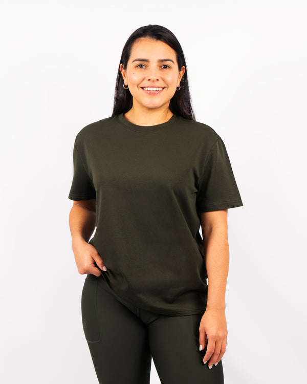 Naomi Everyday Deep Olive T-Shirt